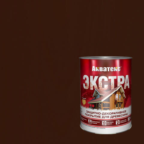 Защитно-декоративное покрытие для древесины Акватекс Экстра