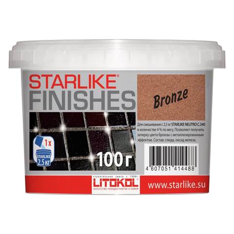 Декоративная добавка в затирку Litokol Starlike®Finishes / Литокол Старлайк Финиш