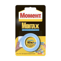 Лента монтажная двусторонняя Момент Монтаж