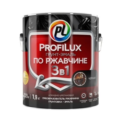 Грунт-эмаль по ржавчине 3 в 1 алкидно-уретановая ProfiLux / Профилюкс