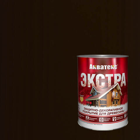 Защитно-декоративное покрытие для древесины Акватекс Экстра