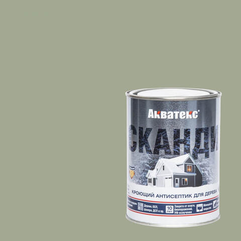 Антисептик кроющий для древесины Акватекс Сканди
