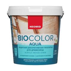 Пропитка защитная для древесины Neomid Bio Color Aqua / Неомид Био Колор Аква