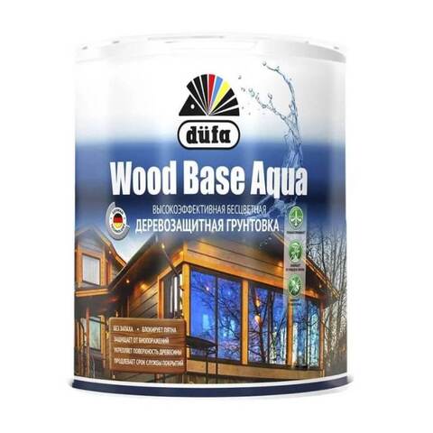 Грунтовка деревозащитная Dufa Wood Base Aqua / Дюфа Вуд Бейс Аква