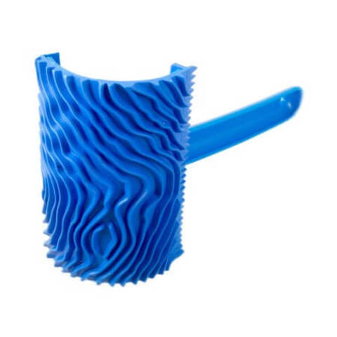 Аппликатор резиновый с ручкой с эффектом дерева STMDecor MS17 / СТМДекор