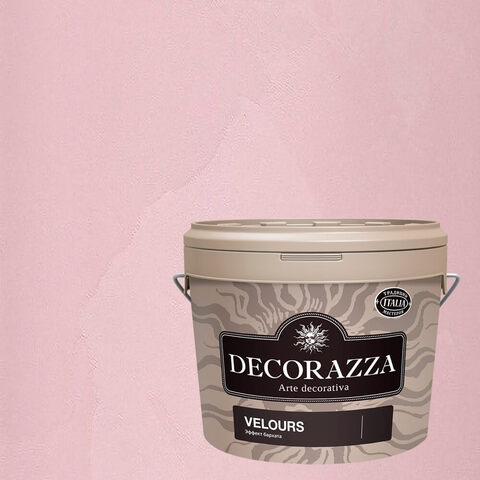 Декоративная штукатурка с эффектом мягкого нежного бархата Decorazza Velours / Декорацца Велюр
