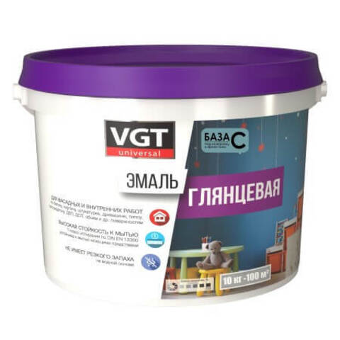 Эмаль универсальная глянцевая ВД-АК-1179 VGT / ВГТ