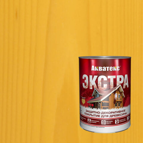 Защитно-декоративное покрытие для древесины Акватекс Экстра