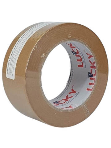 Лента малярная бумажная коричневая Lucky / Лакки