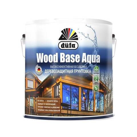 Грунтовка деревозащитная Dufa Wood Base Aqua / Дюфа Вуд Бейс Аква