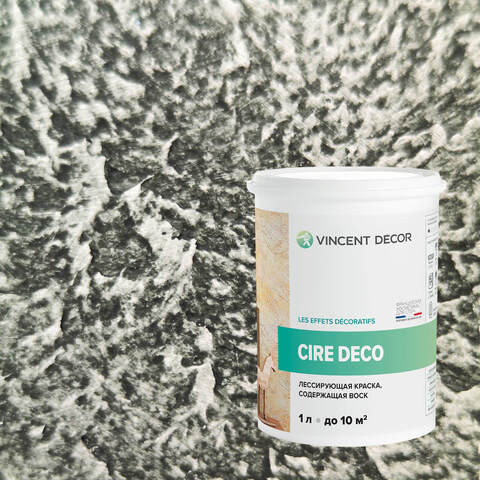 Краска декоративная лессирующая с воском Vincent Decor Cire Deco / Винсент Декор Сир Деко