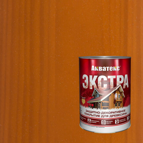 Защитно-декоративное покрытие для древесины Акватекс Экстра