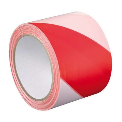 Лента сигнальная красно-белая Color Expert 9656 / Колор Эксперт