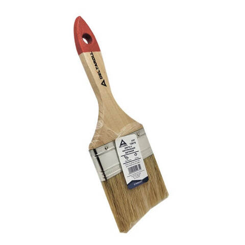 Кисть из натуральной щетины Deltaroll 126 деревянная ручка / Дельтарол