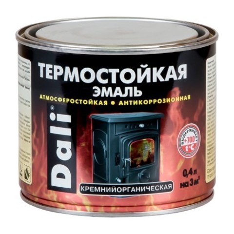 Эмаль термостойкая до 700 C Dali / Дали