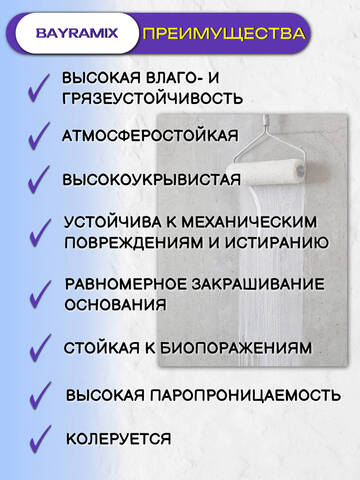 Краска антивандальная Bayramix Ultra Durable AntiVandal / Байрамикс