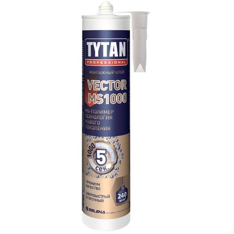 Клей монтажный Tytan Professional Vector MS-1000 / Титан Вектор МС