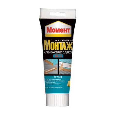 Жидкие гвозди Момент Монтаж Экспресс декор МВ-45