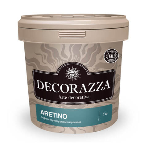 Декоративная штукатурка с эффектом перламутровых переливов Decorazza Aretino / Декорацца Аретино