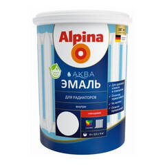 Эмаль для радиаторов Alpina Aqua / Альпина Аква глянцевая