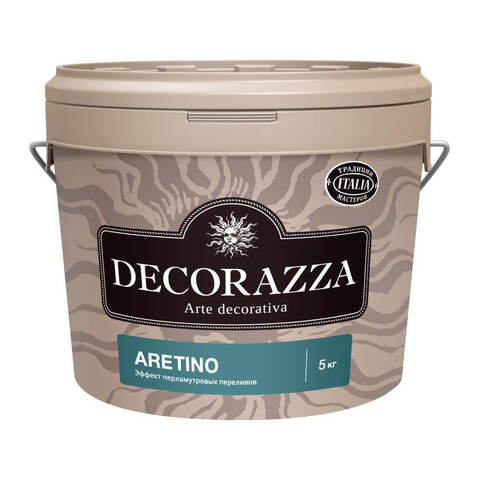Декоративная штукатурка с эффектом перламутровых переливов Decorazza Aretino / Декорацца Аретино