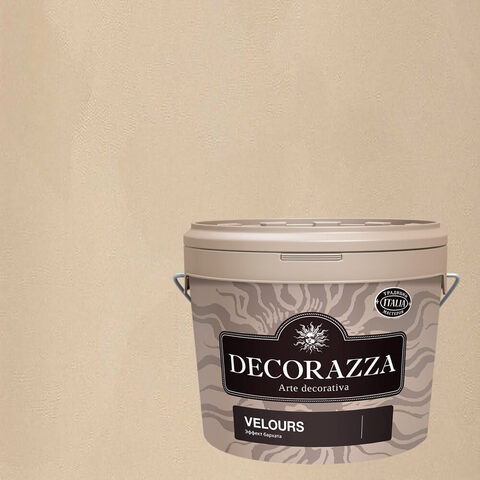 Декоративная штукатурка с эффектом мягкого нежного бархата Decorazza Velours / Декорацца Велюр