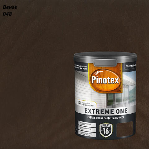 Краска сверхпрочная для деревянных фасадов Pinotex Extreme One / Пинотекс Экстрим Уан