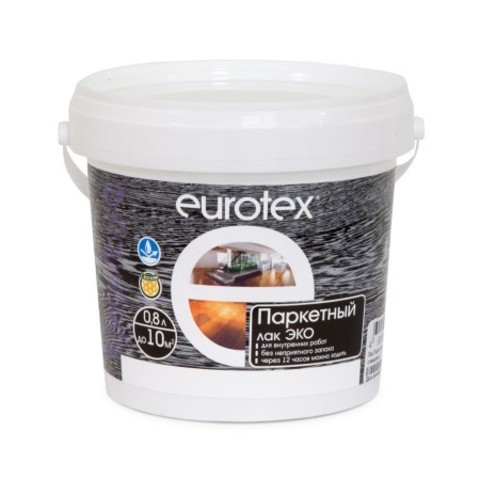 Лак паркетный ЭКО Eurotex / Евротекс