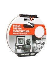 Лента клейкая двусторонняя белая на вспененной основе Motive / Мотив