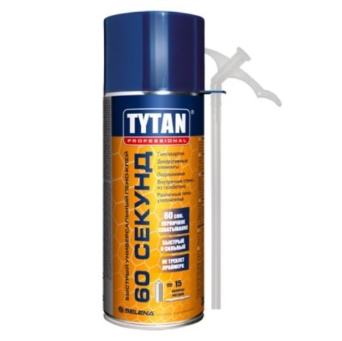 Пено-клей многоцелевой Tytan Professional / Титан Профессионал 60 Секунд