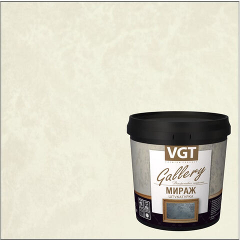 Штукатурка декоративная полуглянцевая VGT Gallery Мираж / ВГТ