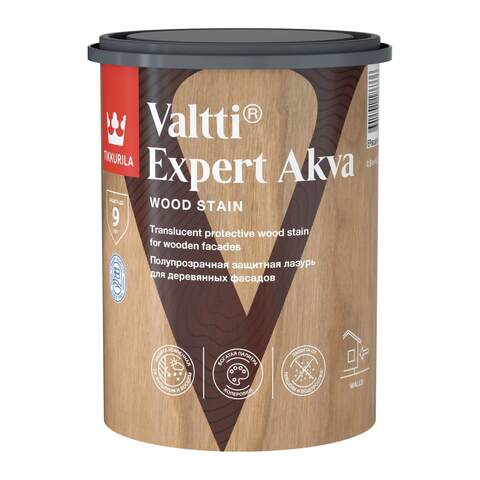 Лазурь фасадная для древесины Tikkurila Valtti Expert Akva / Тиккурила Валтти Эксперт Аква