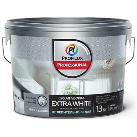 Краска ослепительно-белая ProfiLux Professional Extra White / Профилюкс