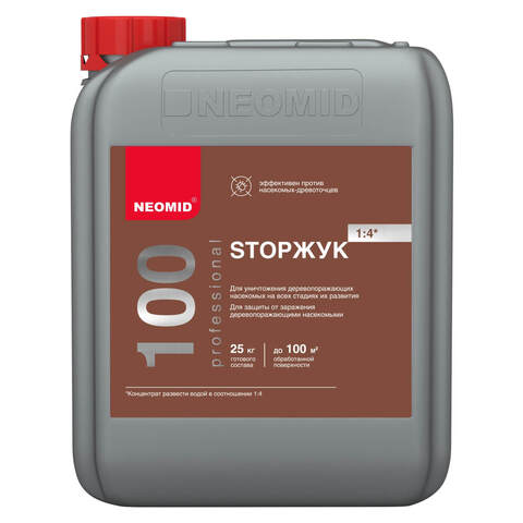 Состав для древесины Neomid 100 Stop Жук / Неомид Стоп Жук