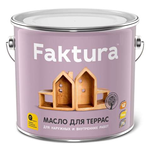 Масло для террас Faktura / Фактура шелковисто-матовое