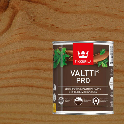 Лазурь защитная для древесины Tikkurila Valtti Pro / Тиккурила Валтти Про глянцевая