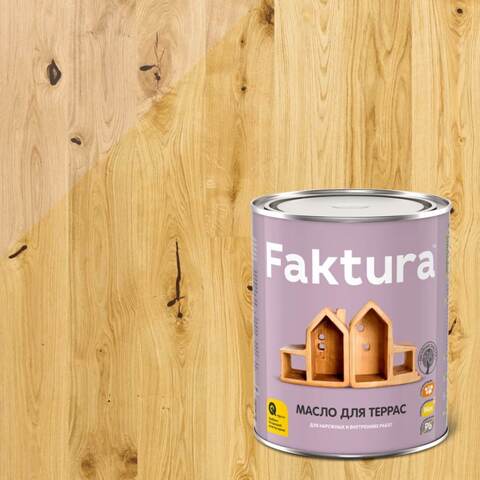 Масло для террас Faktura / Фактура шелковисто-матовое