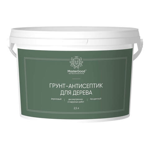 Грунт-антисептик для дерева MasterGood / МастерГуд