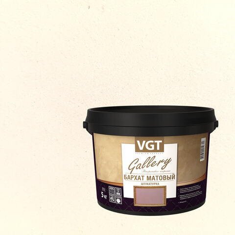 Штукатурка декоративная VGT Gallery Бархат Матовый / ВГТ