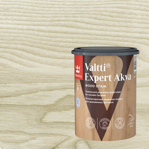 Лазурь фасадная для древесины Tikkurila Valtti Expert Akva / Тиккурила Валтти Эксперт Аква