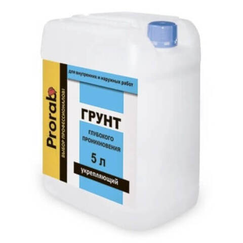 Грунт укрепляющий глубокого проникновения Prorab / Прораб