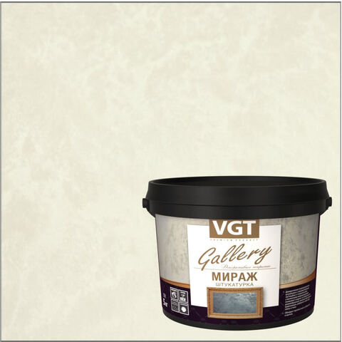 Штукатурка декоративная полуглянцевая VGT Gallery Мираж / ВГТ