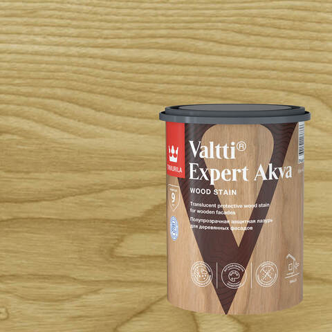 Лазурь фасадная для древесины Tikkurila Valtti Expert Akva / Тиккурила Валтти Эксперт Аква