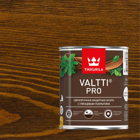 Лазурь защитная для древесины Tikkurila Valtti Pro / Тиккурила Валтти Про глянцевая