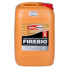 Огнебиозащитный состав для древесины Woodmaster Prof FireBio / Вудмастер Проф ФайрБио