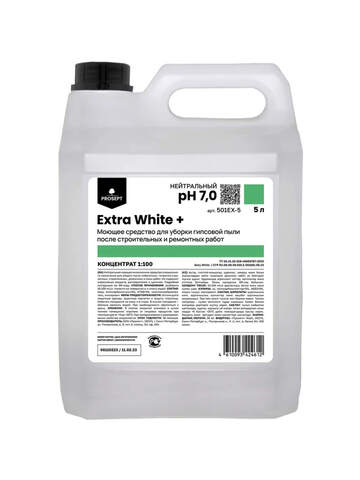 Средство моющее для уборки после строительства  Prosept Prof Extra White+ / Просепт Проф
