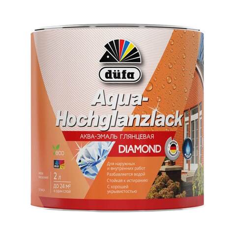 Эмаль на водной основе универсальная Dufa Aqua-Hochglanzlack / Дюфа Аква Хохглянцлак