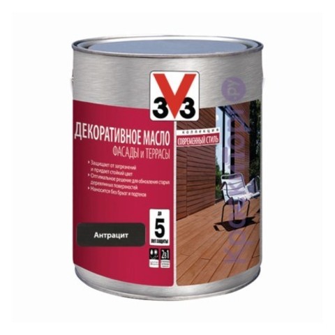 Масло декоративное для фасадов и террас V33 / В33