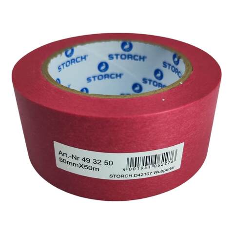Лента малярная красная сверхтонкая Storch Premium Das Rote / Шторх