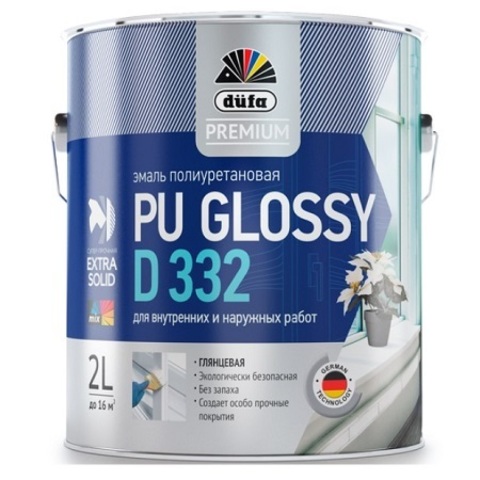 Эмаль полиуретановая глянцевая Dufa Premium PU Glossy D332 / Дюфа Премиум Глосси